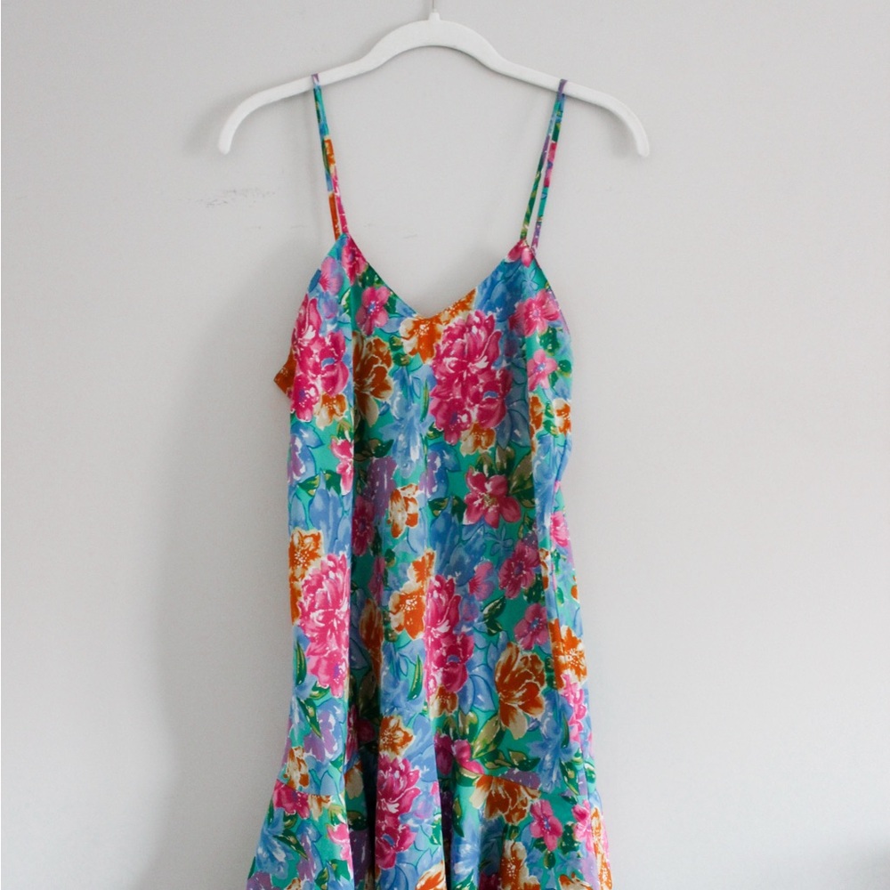 Floral Spaghetti Strap Dress